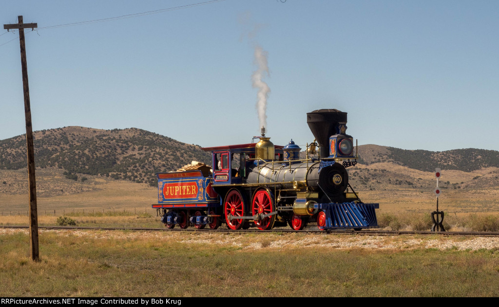 CPRR 60 - Jupiter doing a run-by for park visitors